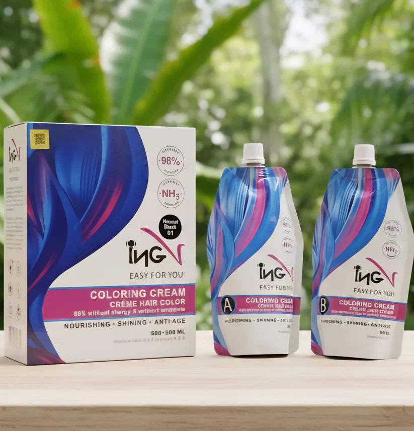 INGV Hair Colour 1000ml β Ammonia-Free, 98% Allergy-Free
